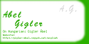 abel gigler business card